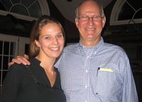 George and his Daughter Serena who took the pictures